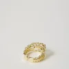Bijoux*TWINSET Milano Bague Avec Perles Et Oval T New Gold