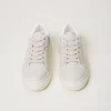 baskets_ajoures_avec_logo_4.webp Chaussures Plates | Baskets*TWINSET Milano Baskets Ajourées Avec Logo Gris Perle