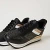 baskets_de_running_avec_s_2.webp Chaussures Plates | Baskets*TWINSET Milano Baskets De Running Avec Strass Noir