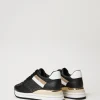 baskets_de_running_avec_s_3.webp Chaussures Plates | Baskets*TWINSET Milano Baskets De Running Avec Strass Noir