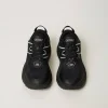 baskets_fessura_rayes_ave_4-1.webp Chaussures Plates | Baskets*TWINSET Milano Baskets Fessura Rayées Avec Logo Contrasté Noir