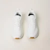 baskets_fessura_rayes_ave_4.webp Chaussures Plates | Baskets*TWINSET Milano Baskets Fessura Rayées Avec Logo Blanc