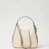 besace_avec_boucle_oval_t_0.webp Besaces | Sacs Porté Épaule*TWINSET Milano Besace Avec Boucle Oval T Blanc « Old White »
