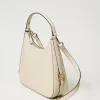 besace_avec_boucle_oval_t_2.webp Besaces | Sacs Porté Épaule*TWINSET Milano Besace Avec Boucle Oval T Blanc « Old White »