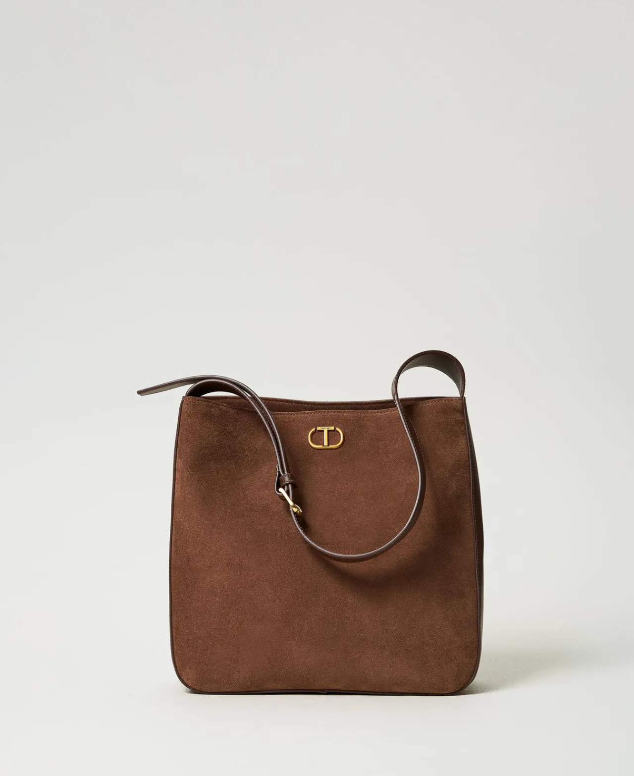 besace_chelsea_en_cuir_0.webp Besaces | Sacs Porté Épaule*TWINSET Milano Besace «Chelsea» En Cuir Marron Fondant