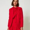 Blousons Et Doudounes | Blazers*TWINSET Milano Blazer Droit Fiery Red