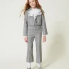 Blouses Et Chemises*TWINSET Milano Blouse En Crêpe De Chine Avec Jabot Off White