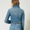 blouson_en_jean_avec_poch_4.webp Blousons Et Doudounes*TWINSET Milano Blouson En Jean Avec Poches Denim