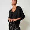 Blousons Et Doudounes | Blazers*TWINSET Milano Boléro En Satin Noir