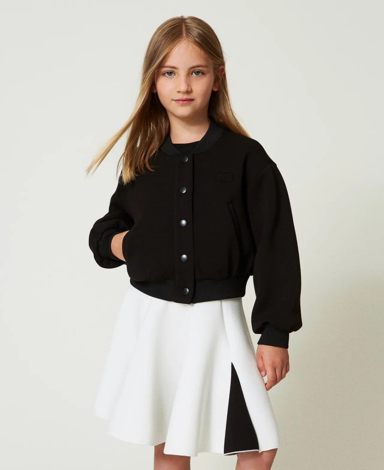Blousons Et Manteaux*TWINSET Milano Bomber En Scuba Noir