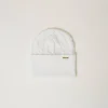 bonnet_en_maille_torsade_0.webp Chapeaux*TWINSET Milano Bonnet En Maille Torsadée Nacre