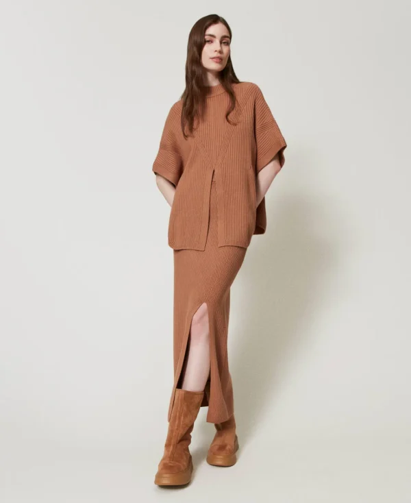 bottes_plateformes_rembou_1.webp Bottes Et Bottines | Chaussures Plates*TWINSET Milano Bottes Plateformes Rembourrées Caramel Camel
