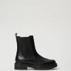 Chaussures Plates | Bottes Et Bottines*TWINSET Milano Bottines Chelsea En Cuir Noir