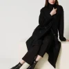bottines_chelsea_en_cuir__1.webp Chaussures Plates | Bottes Et Bottines*TWINSET Milano Bottines Chelsea En Cuir Avec Oval T Noir