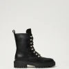 Bottines Motardes | Chaussures Plates*TWINSET Milano Bottines Motardes Trekking Avec Perles Noir