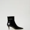 Chaussures À Talons | Bottes Et Bottines*TWINSET Milano Bottines Vernies Avec Bride Noir