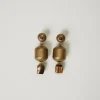 boucle_doreille_avec_lmen_1.webp Bijoux*TWINSET Milano Boucle D’oreille Avec éléments En Métal Et Pierre Coffee Chocolate