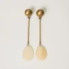 Bijoux*TWINSET Milano Boucle D’oreille En Métal Avec Pierres Jaune Ocre