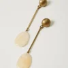 Bijoux*TWINSET Milano Boucle D’oreille En Métal Avec Pierres Jaune Ocre