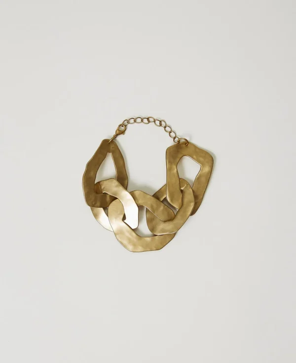 Bijoux*TWINSET Milano Bracelet En Chaîne Métallique Jaune Or