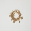 Bijoux*TWINSET Milano Bracelet Multirang Avec Pendentifs New Gold