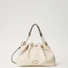 Cabas | Sacs À Bandoulière*TWINSET Milano Cabas Avec Oval T Et Anses Façon Cordon De Serrage Off White
