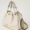 Cabas | Sacs À Bandoulière*TWINSET Milano Cabas Avec Oval T Et Anses Façon Cordon De Serrage Off White