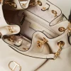 Cabas | Sacs À Bandoulière*TWINSET Milano Cabas Avec Oval T Et Anses Façon Cordon De Serrage Off White
