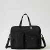 cabas_en_tissu_technique_0.webp Sacs Porté Épaule | Sacs À Bandoulière*TWINSET Milano Cabas En Tissu Technique Noir