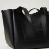 cabas_forever_en_cuir_2.webp Cabas | Sacs Porté Épaule*TWINSET Milano Cabas «Forever» En Cuir Noir
