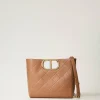 Cabas | Sacs Porté Épaule*TWINSET Milano Cabas «Lila» Matelassé Avec Anse Oval T Chocolate Malt