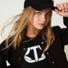 casquette_de_baseball_en__1-4.webp Accessoires*TWINSET Milano Casquette De Baseball En Drap Avec Logo Noir
