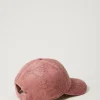 casquette_de_baseball_en__3.webp Chapeaux*TWINSET Milano Casquette De Baseball En Velours Avec Oval T Rose « Chocolate Ruby »