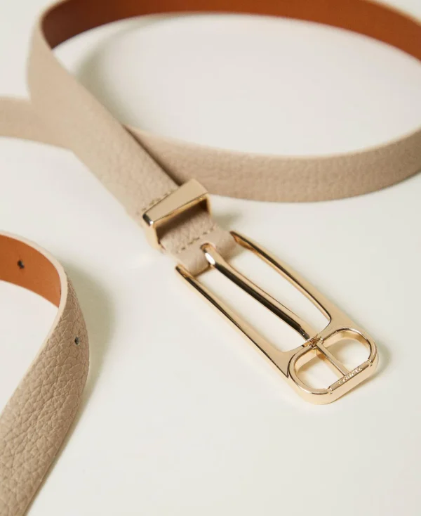 ceinture_avec_boucle_rect_2.webp Ceintures*TWINSET Milano Ceinture Avec Boucle Rectangulaire Beige Foncé