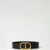 ceinture_avec_grande_bouc_0.webp Ceintures*TWINSET Milano Ceinture Avec Grande Boucle Oval T Noir