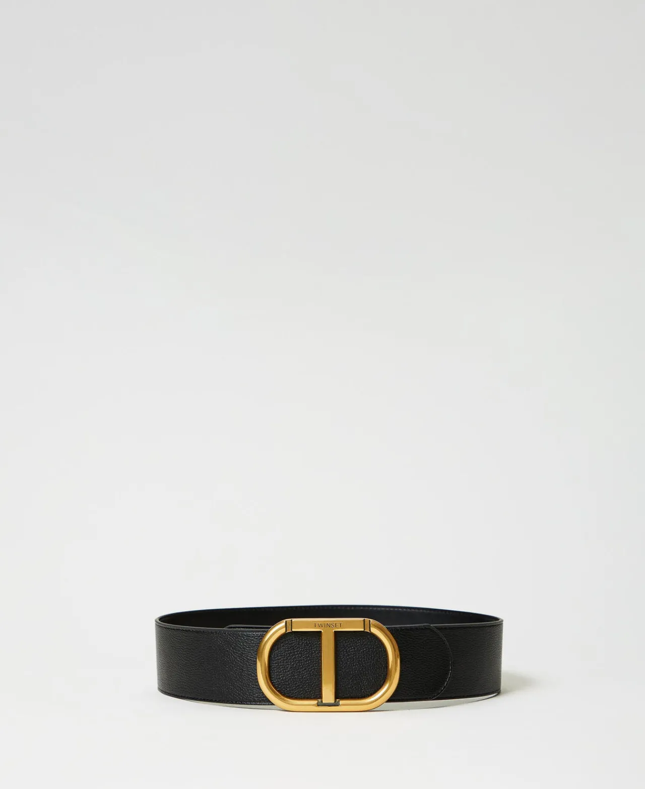 ceinture_avec_grande_bouc_0.webp Ceintures*TWINSET Milano Ceinture Avec Grande Boucle Oval T Noir