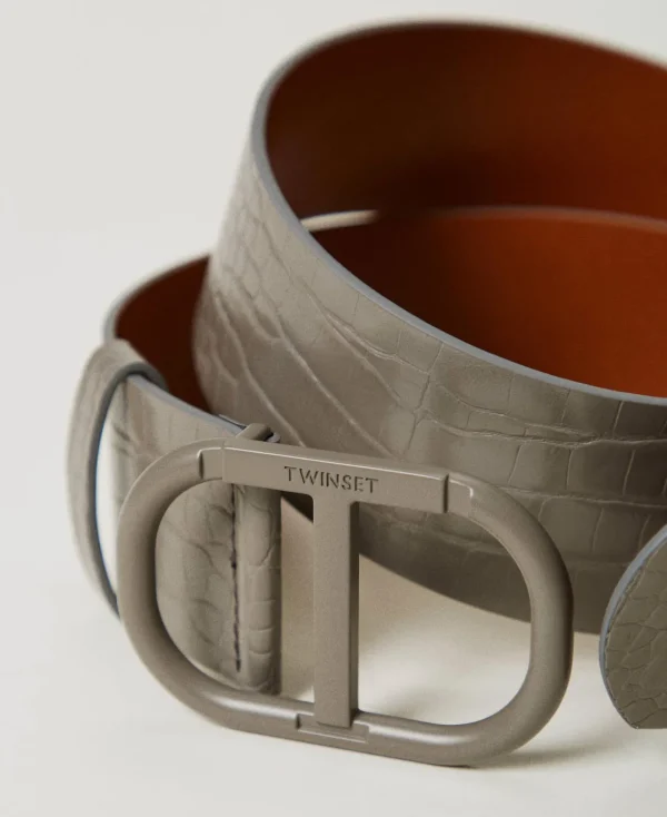ceinture_avec_imprim_croc_2.webp Ceintures*TWINSET Milano Ceinture Avec Imprimé Croco Grey Stone