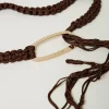 ceinture_crochet_avec_bou_2.webp Ceintures*TWINSET Milano Ceinture Crochet Avec Boucle Siglée Coffee Chocolate