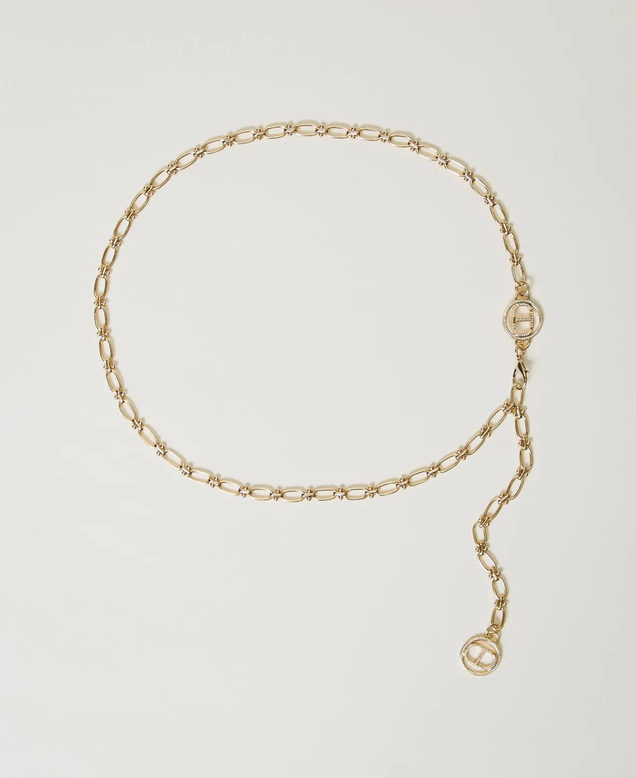 ceinture_en_chane_avec_ov_0.webp Ceintures*TWINSET Milano Ceinture En Chaîne Avec Oval T New Gold