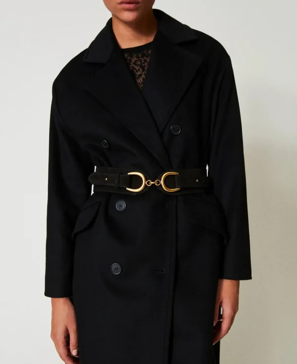 ceinture_en_cuir_avec_bar_1.webp Ceintures*TWINSET Milano Ceinture En Cuir Avec Barrette Noir