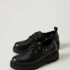 chaussures__lacets_en_cui_1-1.webp Chaussures*TWINSET Milano Chaussures à Lacets En Cuir Noir