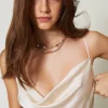 collier_multirang_avec_st_1.webp Bijoux*TWINSET Milano Collier Multirang Avec Strass Et Oval T New Gold