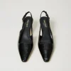 escarpins_slingbacks_vern_3-1.webp Chaussures À Talons | Escarpins Et Sandales*TWINSET Milano Escarpins Slingbacks Vernis Noir