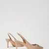 Chaussures À Talons | Escarpins Et Sandales*TWINSET Milano Escarpins Slingbacks Vernis Marron « Iced Coffee »