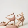 Chaussures À Talons | Escarpins Et Sandales*TWINSET Milano Escarpins Vernis Avec Brides Les Beiges