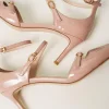 Chaussures À Talons | Escarpins Et Sandales*TWINSET Milano Escarpins Vernis Avec Brides Les Beiges