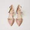 Chaussures À Talons | Escarpins Et Sandales*TWINSET Milano Escarpins Vernis Avec Brides Les Beiges