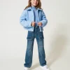 jean_cargo_avec_poches_0.webp Pantalons Et Jeans*TWINSET Milano Jean Cargo Avec Poches Denim Mid Blue