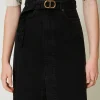 jupe_en_jean_avec_ceintur_4.webp Jupes*TWINSET Milano Jupe En Jean Avec Ceinture Denim Noir