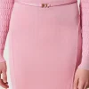 jupe_en_scuba_jacquard_4.webp Jupes*TWINSET Milano Jupe En Scuba Jacquard Rose « Prism Pink »